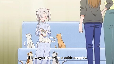 cat cafe | Li'l Miss Vampire Can't Suck Right