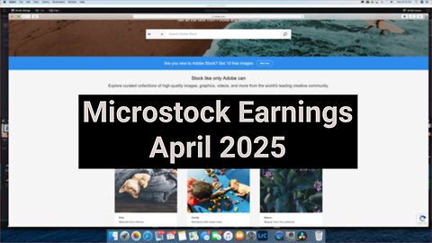 Microstock Photography Earnings | April 2025