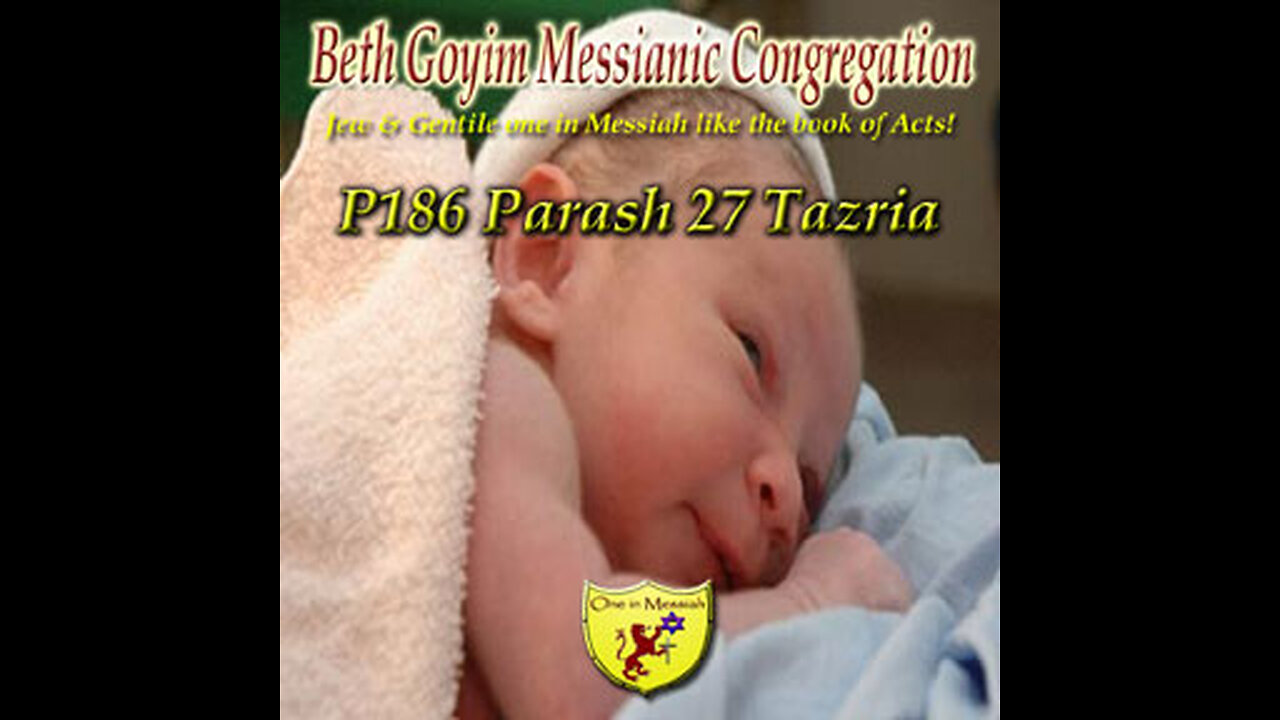 BGMCTV P186 Parash 27 Vayikra/Leviticus 12:1-13:59 Tazria (She Conceives)