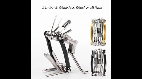 Fix More and Carry Less with this 11-in-1 Pocket-friendly Stainless Steel Multitool
