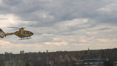 A German MEDEVAC coming into Benjamin Franklin University Medical Center!
