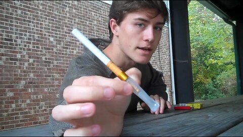 Smoking a Cigarette with Hunter S. Thompson's filter (Targuard)
