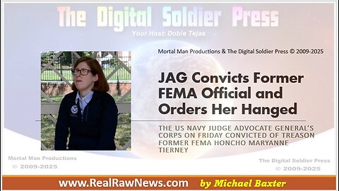 JAG Convicts Former FEMA Official and Orders Her Hanged