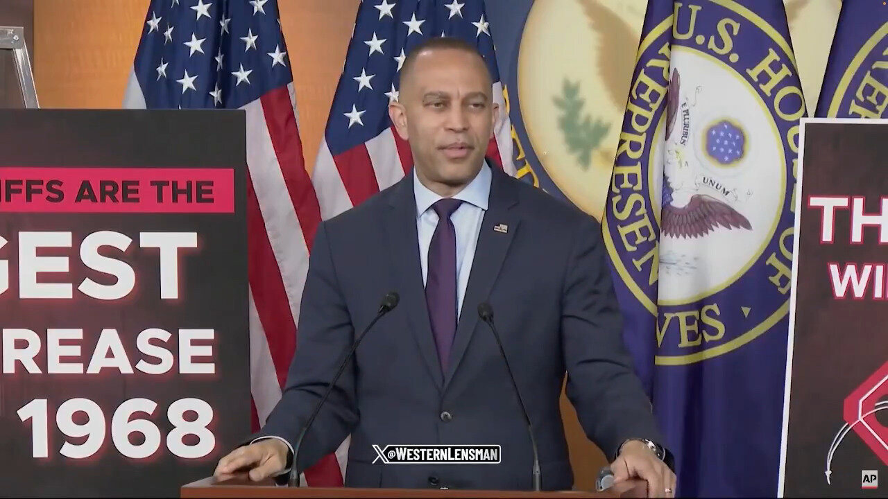 Billionaires Before Babies! Hakeem Jeffries Claims MAGA Extremists Are Starving Tots For Tax Cuts