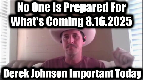 Important Today. 8-16-25-AT-2PM-CST-05G-EST #TRUTH