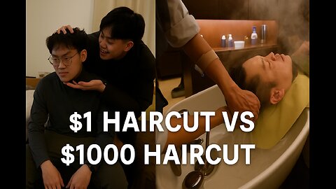 $1 Vs $1000 Haircut ASMR