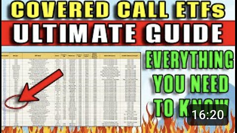 The Ultimate Guide to Covered Call ETFs! (Covered Call ETFs Explained)