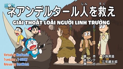 Doraemon Tập 812 - Phần 1 | Giải cứu loài người linh trưởng