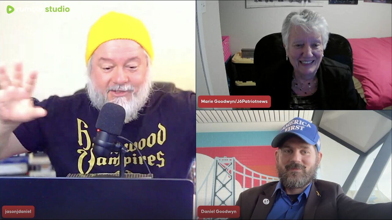 Jason J Daniel show #148 DANIEL GOODWYN J6er in capitol less than 1min; DOJ tried 2 destroy his life