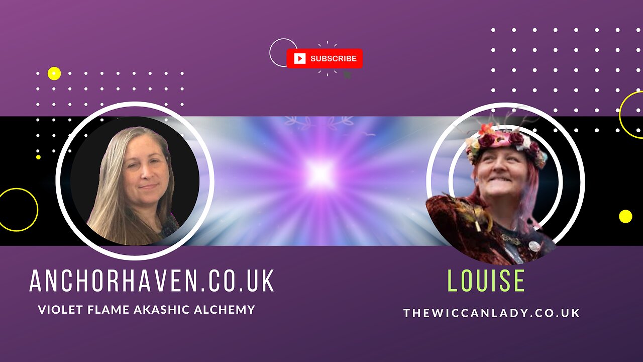 Anchorhaven meets The Wiccan Lady, Louise Bloomer, Herbs, Magic, Psychic development