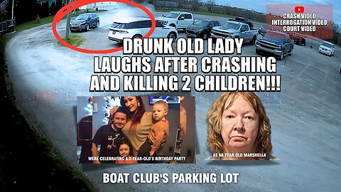 DRUNK OLD LADY CRASHES INTO BIRTHDAY PARTY KILLING 2 YOUNG KIDS
