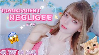 TRANSPARENT NEGLIGEE * Try On Haul *
