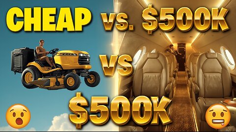 1 डॉलर के लॉन मोवर उड़ानों से 500K डॉलर के लग्जरी आसमानों तक! ✈️💸 | Luxury Sky Journey"
