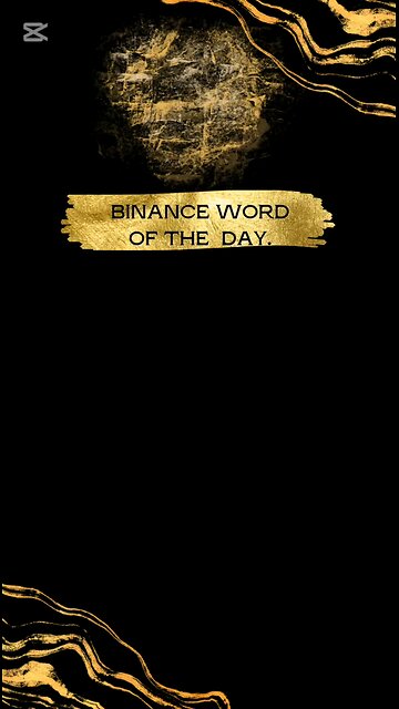 Binance Word Of The Day. Theme: Market Trends. 01/19/2026