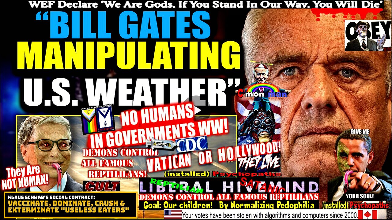 RFK Vows To Arrest Bill Gates for Orchestrating Devastating U.S. Floods via Chemtrails