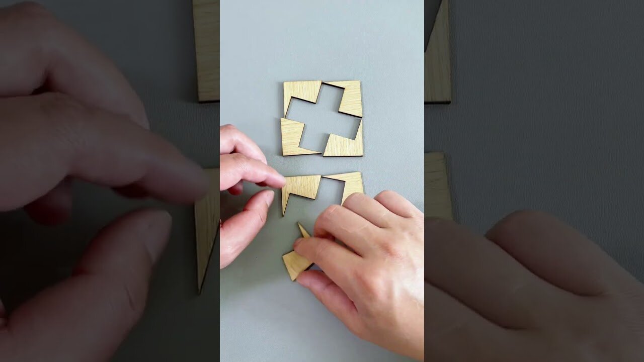 How do you build two crosses with these
