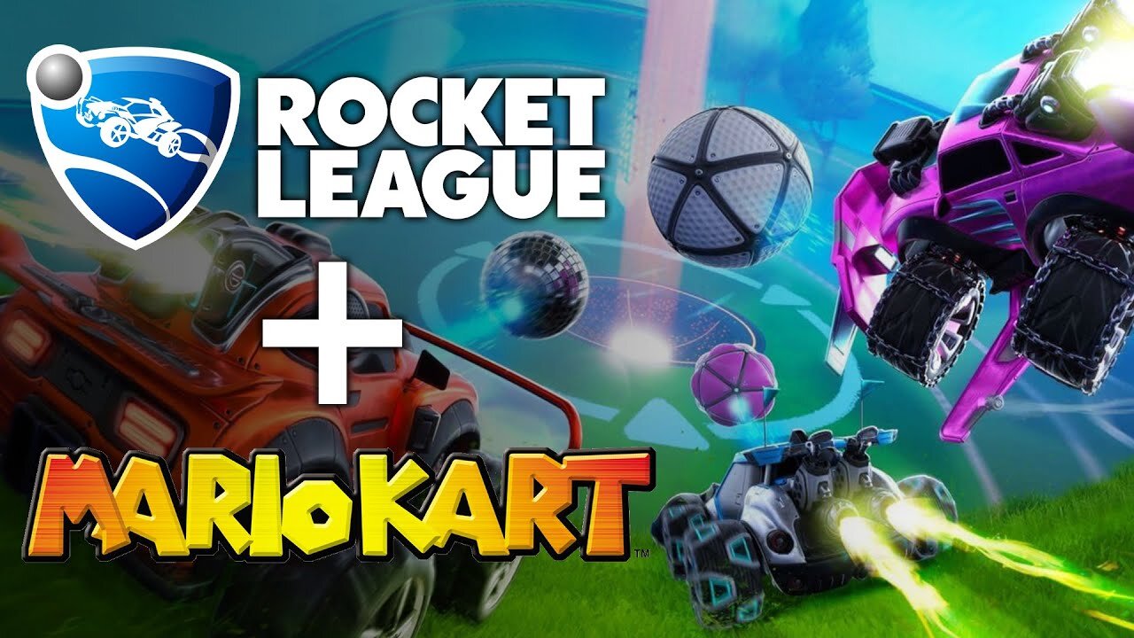 Rocket League and Mario Kart had a baby... Turbo Golf Racing