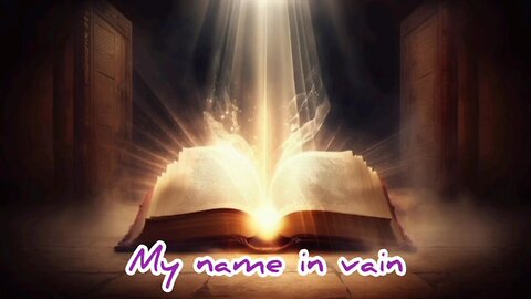 MY NAME IN VANE