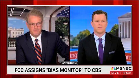 Scarborough is still crying about CBS and lying about 60 Minutes deceptively