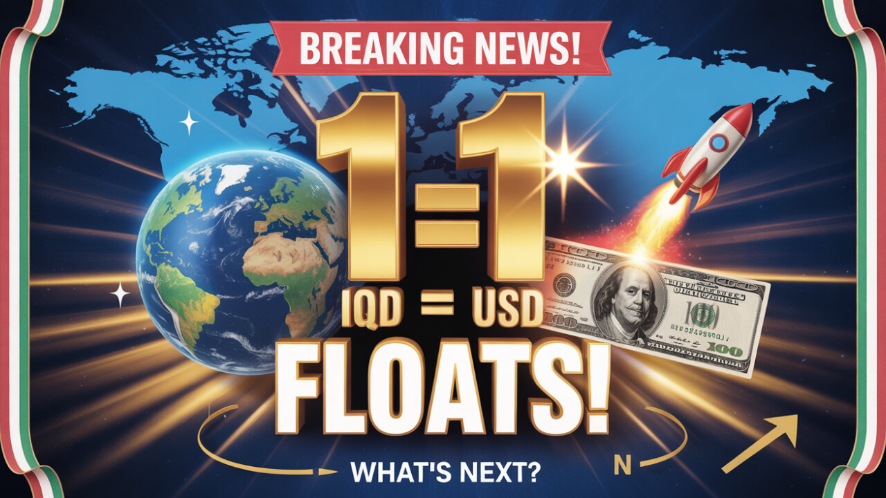 Breaking News Iraqi Dinar FLOATS at 1 to 1! 🌍 What's Next for the IQD 💥 IQD Today News