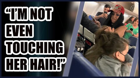 Crazy Lady on Plane Takes on Crew Members and Passengers!