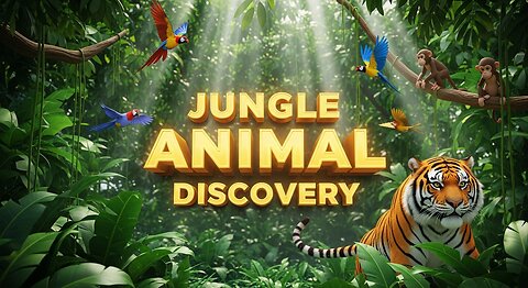 JUNGLE ANIMAL DISCOVERY / 60FPS 4K ULTRA HD #4K #ANIMALS