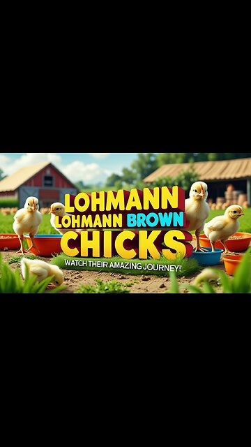 See the Magic! Lohmann Brown Chicks Growing Beautifully 🐣🌱