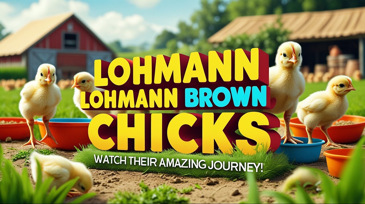 See the Magic! Lohmann Brown Chicks Growing Beautifully 🐣🌱