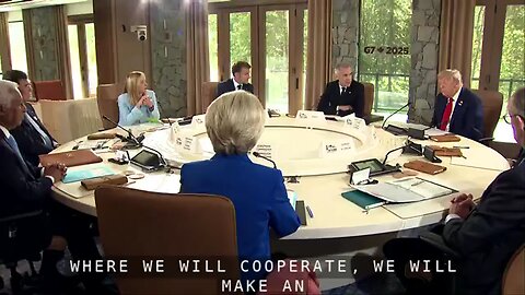 President Donald J. Trump leads G7 summit in Canada. 🇺🇸