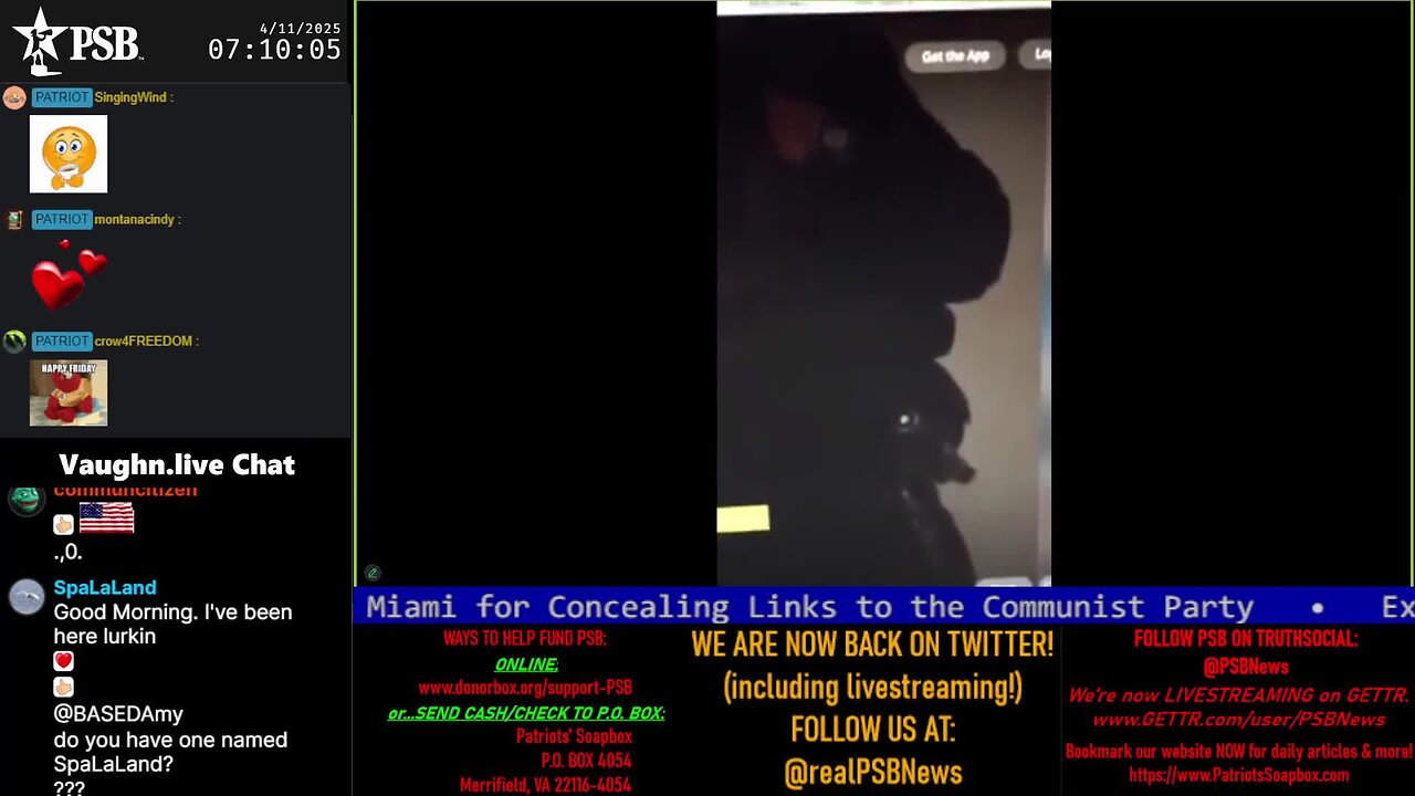 2025-04-11 07:05 EDT - Patriots Soapbox AM: with MykelJaye