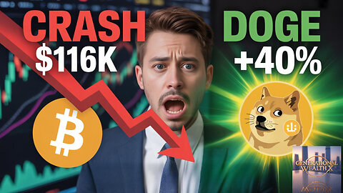 Bitcoin CRASHES Below $116K While Dogecoin EXPLODES 40% Overnight | Crypto Wealth Transfer Alert