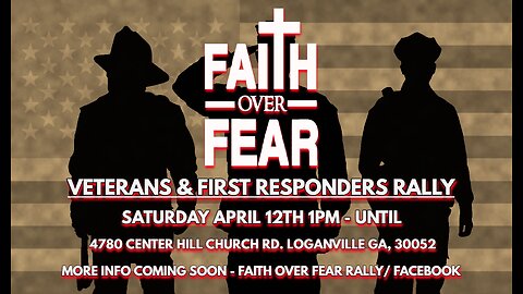 Faith Over Fear Rally - Current List