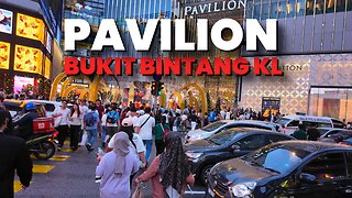Pavilion Bukit Bintang INSANE Outdoor Walk in Kuala Lumpur!🇲🇾
