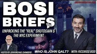 JMC W/ COL RICCARDO BOSI- Unpacking the "Real" Shutdown & The NYC Experiment. WHO IS JOHN QALT?