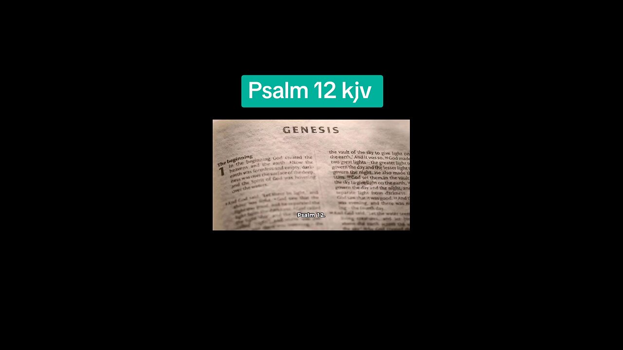 Psalm 12 Kjv