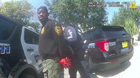 Busted for impersonating armed officer with 10 felony convictions