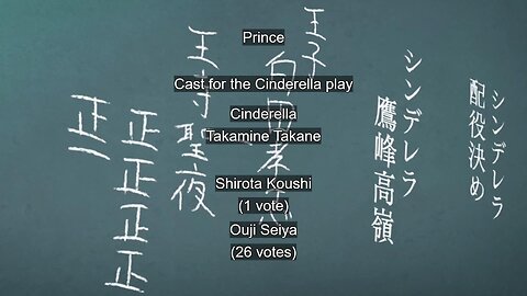 at least he got her vote | Please Put Them On Takamine san