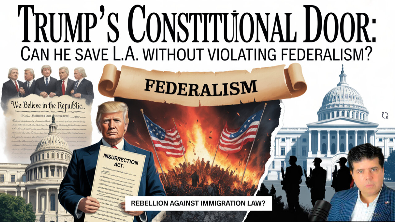 Rebellion in L.A.? Trump Has a Constitutional Door — If He Uses It Carefully