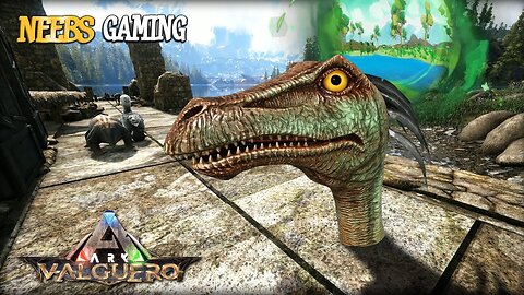 This Gallimimus Lives in the Floor!!! - Ark Valguero