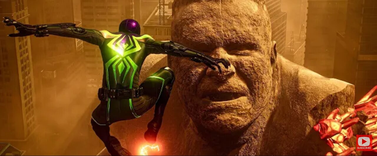 PS5- Prowler and scarlet Spider Team Up Against Sandman .