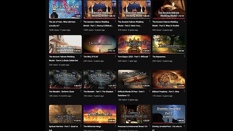 These videos are about to be taken away, amazing revealing of Biblical secrets