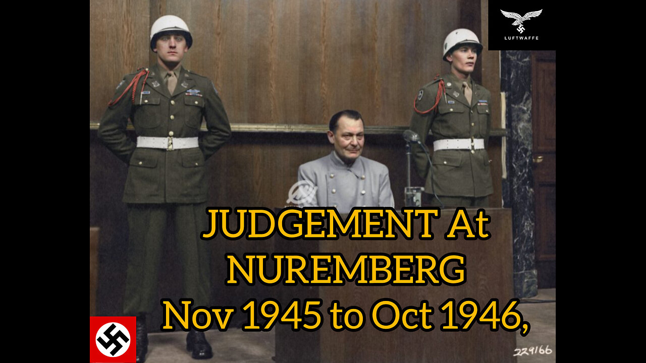 Hermann Göring at the Nuremberg Trials