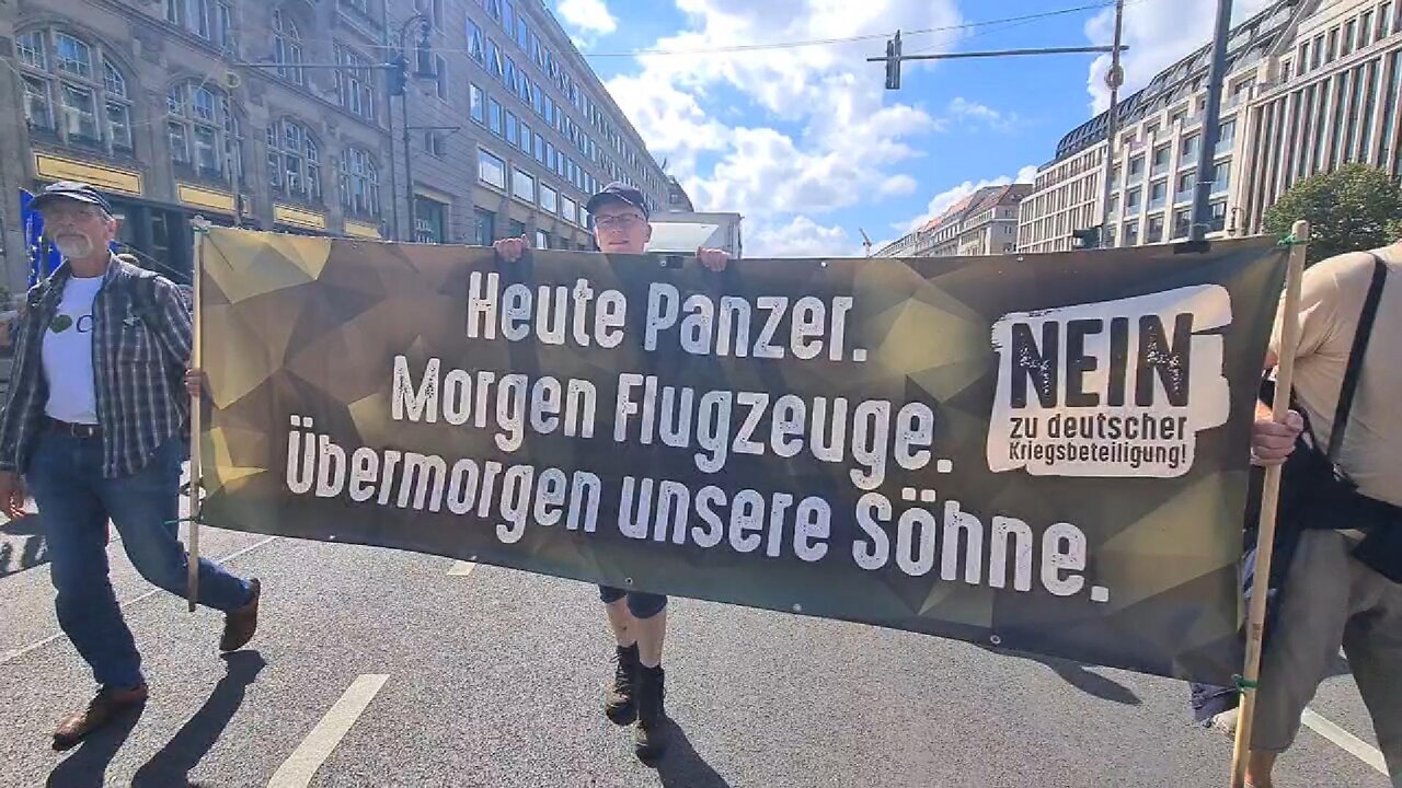🕊 02.08.2025 - Weltfrieden-Demo - Brandenburger Tor - Berlin 🕊