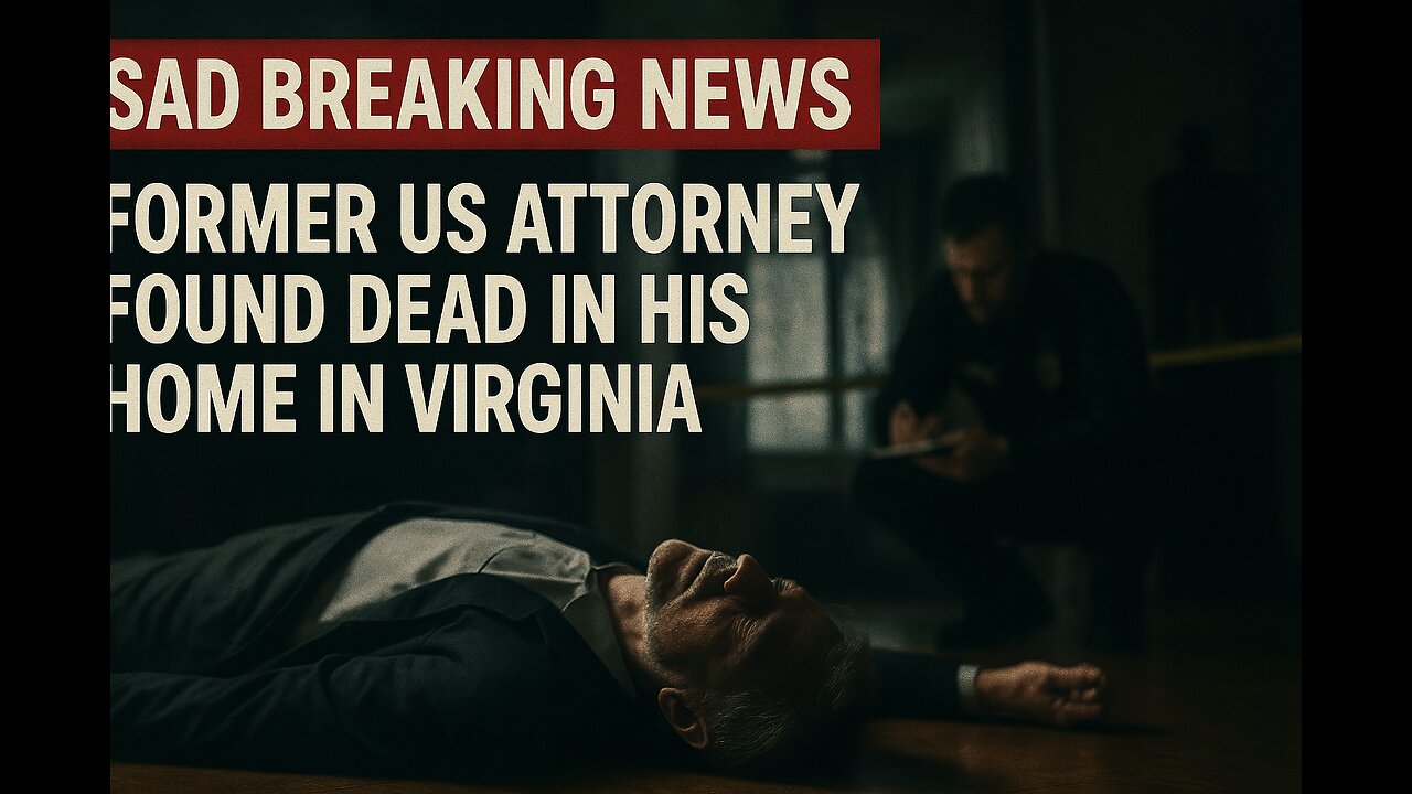 SAD BREAKING NEWS!!| FORMER US ATTORNEY FOUND DEAD AT HIS HOME IN VIRGINIA