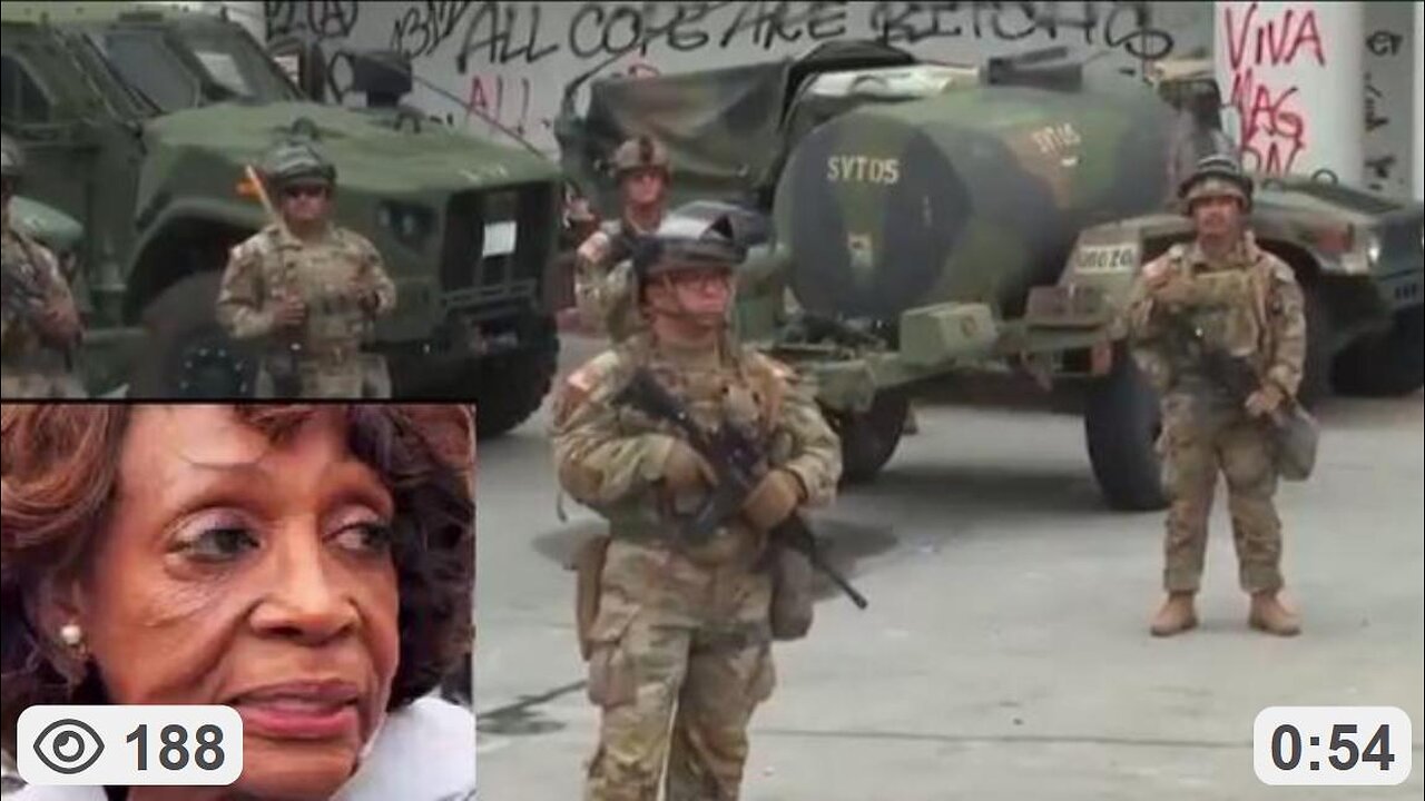 “What Are You Going to Do? Shoot Some Kids?”– Dem Rep Maxine Waters Taunts US National Guard 6.08.25