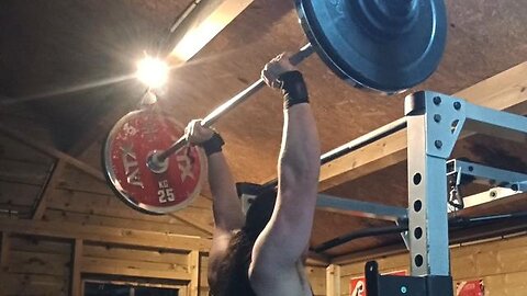 87.5 KG OVERHEAD PRESS PR!