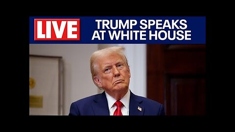 *** MUST WATCH *** President Donald Trump speaks at the White House
