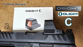 Product Review: OSight C Reflex Sight - Full Sized Pistol Optic w/ RMR footprint & removable battery