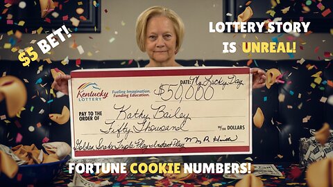 $5 Bet, Fortune Cookie Numbers, $50K Jackpot?! This Lottery Story Is UNREAL