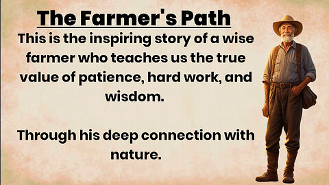 "The Wise Farmer | Lessons of Patience | Hard Work and Nature’s Secrets | Small story in English